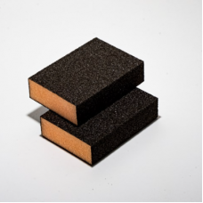 7990 siasponge block абр.губка 4-стор жесткая STANDART 69x98x26мм Medium (оранж) 0070.1242.03 СА