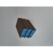 Губки 4-х сторонние Sided sponge semi-hard Bule Р80  (SK70B)